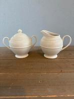 Wedgwood Windsor Roomstel - Suikerpot en Melkkan, Overige typen, Ophalen of Verzenden, Zo goed als nieuw, Wedgwood