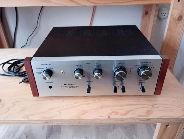 Pioneer SA-500A 1971, Audio, Tv en Foto, Versterkers en Receivers, Zo goed als nieuw, Minder dan 60 watt, Pioneer, Ophalen of Verzenden