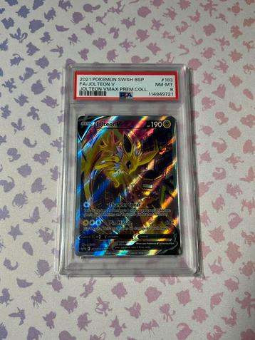 PSA 8 JOLTEON V ALT ART 183 BLACK STAR PROMO beschikbaar voor biedingen