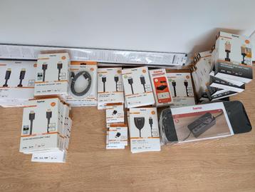 Partij nieuwe elektronica/HDMI kabels voor de opkoper handel beschikbaar voor biedingen