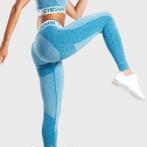 Teal blue flex leggings (Gymshark), Maat 34 (XS) of kleiner, Blauw, Ophalen of Verzenden, Zo goed als nieuw