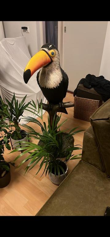 Grote toekan +- 120cm voor binnen of buiten vogel beeld beschikbaar voor biedingen
