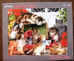 Garden Cats - VCC Legpuzzel - 1000 st, Ophalen of Verzenden, 500 t/m 1500 stukjes, Zo goed als nieuw, Legpuzzel