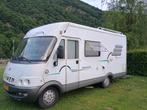 Hymer B 574, type 230, 128 pk, met hydraulische fietsdrager, Caravans en Kamperen, Campers, Integraal, Ringverwarming, Fiat, Afzuigkap