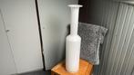 80 cm hoge witte vaas melkglas, Wit, Ophalen of Verzenden, 75 cm of meer, Glas