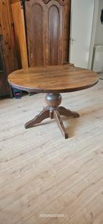 Grote ronde eettafel, Huis en Inrichting, Tafels | Salontafels, Ophalen, Rond, Zo goed als nieuw, 75 cm of meer