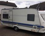 Hobby 460 Excellent Easy met voortent en luifel te koop, Rondzit, Hobby, Frans bed, Uitbouw voortent