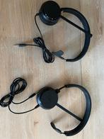 Jabra Evolve 20 (2x) - Nieuwstaat!, Ophalen of Verzenden, Zo goed als nieuw, Op oor (supra aural), Overige merken