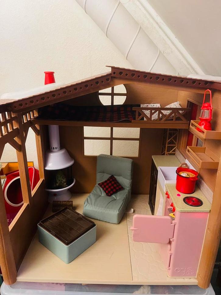 Winter chalet Our generation American girl, Kinderen en Baby's, Speelgoed | Poppenhuizen, Gebruikt, Poppenhuis, Ophalen of Verzenden