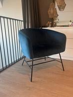Velvet fauteuil, Huis en Inrichting, Fauteuils, Ophalen, Zo goed als nieuw, 75 tot 100 cm, 50 tot 75 cm