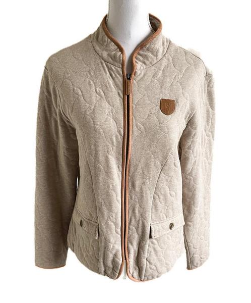 Mooi jasje/vest van Cavallaro L/XL, Kleding | Dames, Jasjes, Kostuums en Pakken, Gedragen, Jasje, Maat 42/44 (L), Beige, Ophalen of Verzenden