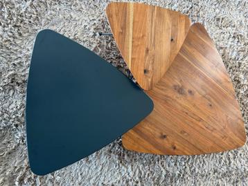 3 x Bert Plantagie Justin salon tafels L M S beschikbaar voor biedingen