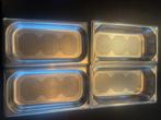 4 stoomoven gaatjes pannen, Ophalen, Nieuw, Rvs, Overige typen