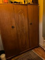 Mooie vintage kledingkast, Huis en Inrichting, Kasten | Kledingkasten, Ophalen, Gebruikt, 100 tot 150 cm, Met hangruimte