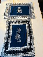 Set van 2 batik doeken met Wayang motief, Antiek en Kunst, Kunst | Niet-Westerse kunst, Ophalen of Verzenden