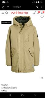 winterjas Kimi zand, maat 152, Ophalen of Verzenden, Zo goed als nieuw, Jongen, Jas