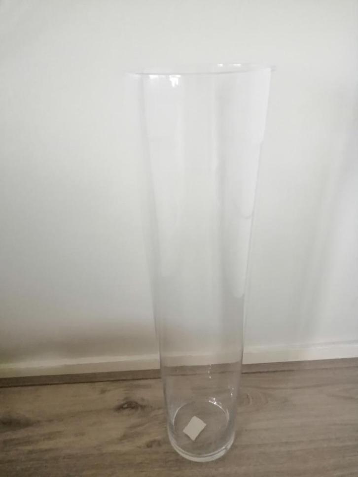 Lange vaas voor kunstbloemen, droogbloemen of pampas, Huis en Inrichting, Woonaccessoires | Vazen, Zo goed als nieuw, 50 tot 75 cm