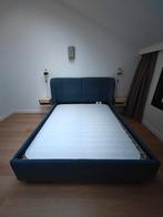 IKEA Tufjord 160x200 - Gunnared Blauw, Ophalen, Tweepersoons, Zo goed als nieuw, Stof