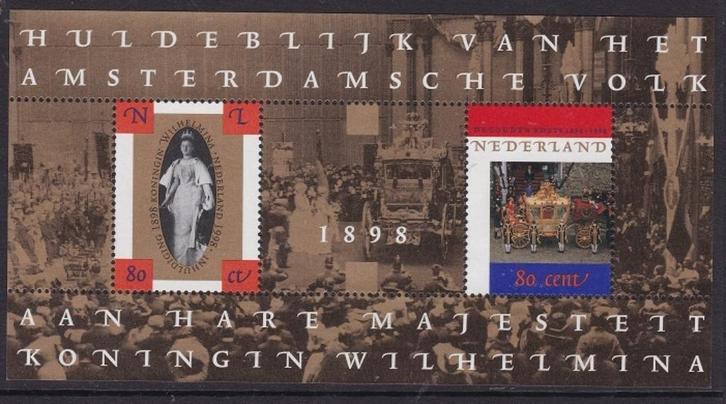 B179 - Nederland nvph 1778 postfris , 100 jaar Inhuldig, Postzegels en Munten, Postzegels | Nederland, Postfris, Na 1940, Verzenden