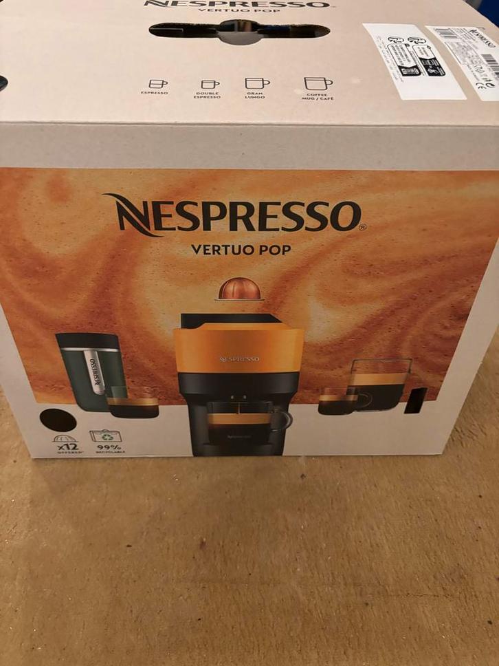 Nespresso Vertuo Pop Koffiemachine - zgan, Witgoed en Apparatuur, Koffiezetapparaten, Nieuw, Koffiepads en cups, Espresso apparaat