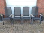 4 Hartman Da Vinci stoelen teak armleuningen, Ophalen, Zo goed als nieuw