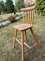 Vintage Houten Kinderstoel, Ophalen, Gebruikt, Bruin, Eén