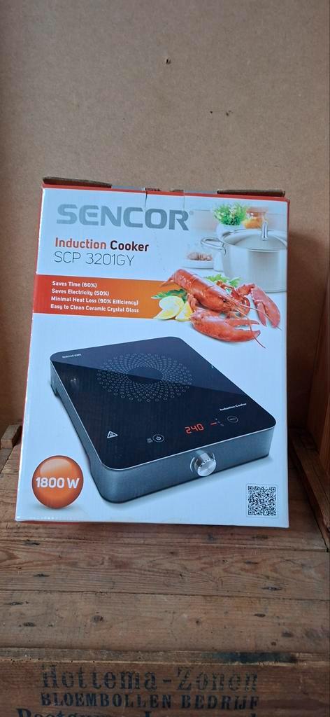 Sencor Inductie Kookplaat SCP 3201GY - Nieuw in doos, Computers en Software, Optische drives, Ophalen of Verzenden
