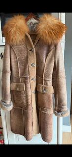 Dolce & gabbana prachtige zgan originele lammycoat maat 46, Ophalen of Verzenden, Zo goed als nieuw, Maat 38/40 (M), Bruin