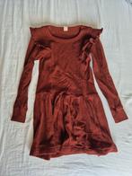Dilling 98 kerstjurkje donkerrood wolletje, Ophalen of Verzenden, Gebruikt, Meisje, Jurk of Rok