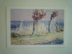 Kunstkaart Adri Pieck Knotters tussen plassen bij Loosdrecht, Verzenden, 1980 tot heden, Overige thema's