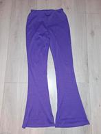 Paarse rib flare broek van Amy & Ivy, maat s, Verzenden, Paars, Maat 36 (S), Lang