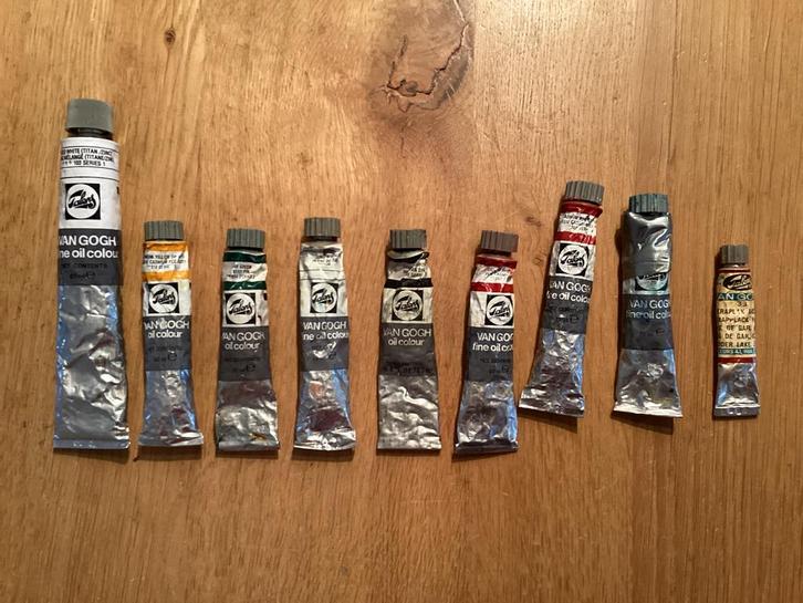 9 tubes oliever Talens van Gogh, Hobby en Vrije tijd, Schilderen, Zo goed als nieuw, Ophalen of Verzenden
