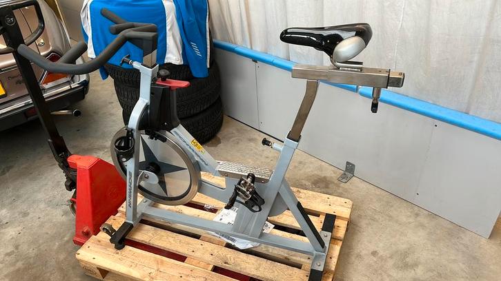 Schwinn spinningbike, Sport en Fitness, Fitnessapparatuur, Gebruikt, Spinningfiets, Aluminium, Ophalen