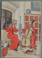Kardinalen maken muziek met fluit en contrabas - Humor, Ophalen of Verzenden, 1960 tot 1980, Ongelopen, Overige thema's