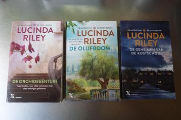 3x Lucinda Riley Olijfboom/Orchideeëntuin/Kostschool beschikbaar voor biedingen