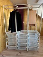 Kleding rek Ikea wit, Ophalen, Gebruikt