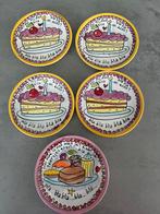 5 petit fours bordjes van Blond Amsterdam, Ophalen, Blond Amsterdam, Zo goed als nieuw, Bord(en)