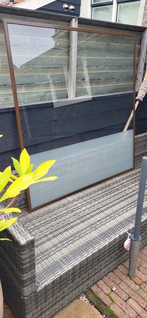 Voorzetramen binnen voor op het kozijn, Doe-het-zelf en Verbouw, Glas en Ramen, Zo goed als nieuw, Gevelraam of Ruit, 120 tot 160 cm