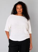 Witte dunne trui Uzoma van Yesta Maat 52 (3), Kleding | Dames, Grote Maten, Wit, Trui of Vest, Ophalen of Verzenden, Y