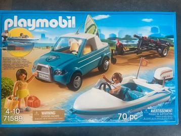 Playmobil auto, trailer , boot, onderwater motor beschikbaar voor biedingen