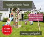 AANBIEDING Houten Speeltoestel Speeltoren Speelhuis Pagoda, Ophalen of Verzenden, Nieuw, Schommel