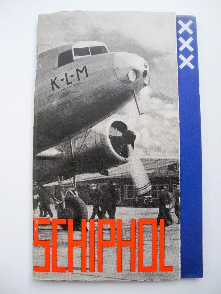 Super zeldzaam!!! Boekwerkje Schiphol uit 1936. Fré Cohen., Verzamelen, Luchtvaart en Vliegtuigspotten, Zo goed als nieuw, Boek of Tijdschrift