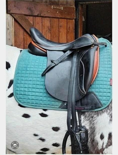 Net kwaliteitszadel jeremy rudge, 17,5 inch, MW boom, Dieren en Toebehoren, Paarden en Pony's | Zadels, Gebruikt, Recreatie, Ophalen