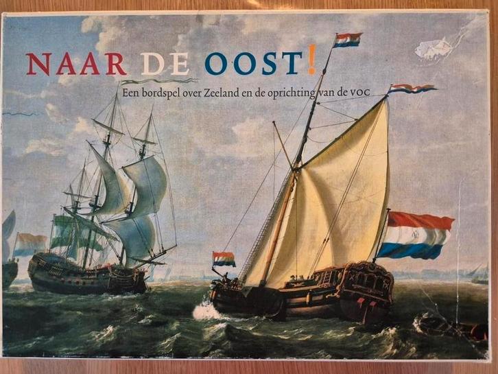 Naar de Oost Bordspel over Zeeland en de VOC, Hobby en Vrije tijd, Gezelschapsspellen | Bordspellen, Zo goed als nieuw, Drie of vier spelers