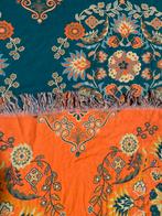 Prachtige sprei/grand foulard/deken, Huis en Inrichting, Woonaccessoires | Plaids en Woondekens, Ophalen of Verzenden, Zo goed als nieuw