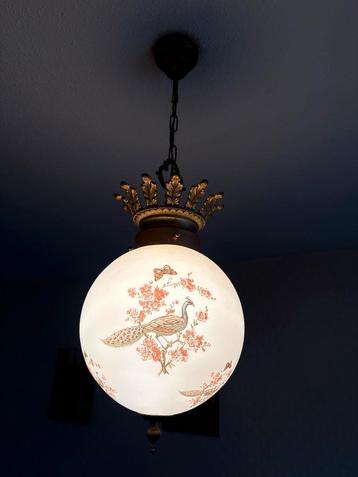 Vintage Franse Hanglamp beschikbaar voor biedingen