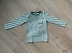 Name It wit met groene longsleeve maat 104 biologisch katoen, Kinderen en Baby's, Kinderkleding | Maat 104, Ophalen of Verzenden