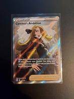 Cynthias ambition brilliant stars are rare pokemon kaart, Ophalen of Verzenden, Zo goed als nieuw, Losse kaart, Foil