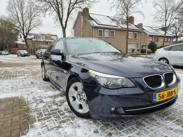 BMW 5-Serie 520i (E60 LCI) 2009 | Blauw | Youngtimer, Auto's, BMW, Particulier, 5-Serie, ABS, Adaptieve lichten, Airbags, Airconditioning