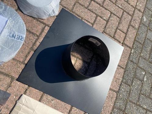 Nieuw Kachel afvoer materiaal in het Zwart, Huis en Inrichting, Kachels, Nieuw, Houtkachel, Hout, Ophalen of Verzenden